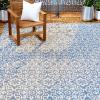 Nicole Miller New York Patio Country Danica Transitional Geometric Indoor/Outdoor Area Rug, Blue/Grey, 5'2"x7'2" view 1