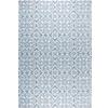 Nicole Miller New York Patio Country Danica Transitional Geometric Indoor/Outdoor Area Rug, Blue/Grey, 5'2"x7'2" view 3