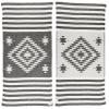 Bersuse 100% Cotton Carmen Turkish Towel Beach Towel Bath Towel Dual Layer Peshtemal Beach Blanket Beach Essentials - 37x70 Inches, Black (Set of 6) view 1