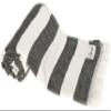 Bersuse 100% Cotton Carmen Turkish Towel Beach Towel Bath Towel Dual Layer Peshtemal Beach Blanket Beach Essentials - 37x70 Inches, Black (Set of 6) view 3