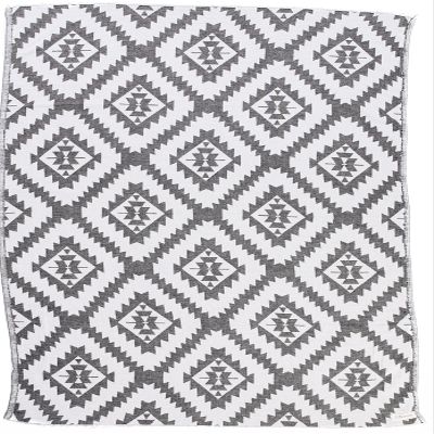 Bersuse 100% Cotton Zipolite Turkish Towel Beach Towel Bath Towel Dual Layer Peshtemal Beach Blanket Beach Essentials - 37x70 Inches, Black (Set of 6)