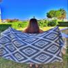 Bersuse 100% Cotton Zipolite Turkish Towel Beach Towel Bath Towel Dual Layer Peshtemal Beach Blanket Beach Essentials - 37x70 Inches, Black (Set of 6) view 3
