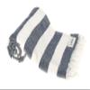Bersuse 100% Cotton Carmen Turkish Towel Beach Towel Bath Towel Dual Layer Peshtemal Beach Blanket Beach Essentials - 37x70 Inches, Dark Blue (Set of 6) view 3