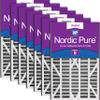 Nordic Pure 16x25x3 (Actual Size: 15 13/16 x 24 5/16 x 3) MERV 8 Trion Bear Cub 255649-101 Replacement Pleated AC Furnace Air Filters 7 Pack view 1