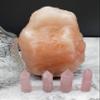 Luckeeper Healing Crystal Wands | 2" Rose Quartz Crystal Points 6 Faceted Reiki Chakra Meditation Therapy 4 PCS view 2