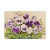Purple Pansies by Joanne Porter, 16x24-Inch view 1