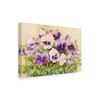 Purple Pansies by Joanne Porter, 16x24-Inch view 2