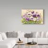 Purple Pansies by Joanne Porter, 16x24-Inch view 3