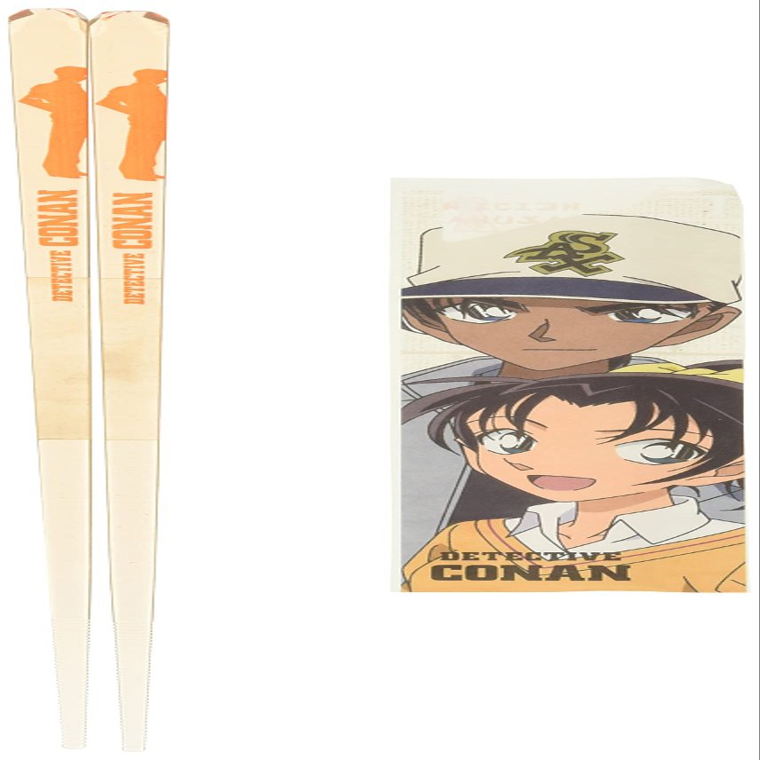 Detective Conan 490524 Heiji & Washaba, Clear Chopsticks, Light Orange