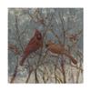 Mr And Mrs Cardinal by Mary Miller Veazie, 18x18-Inch view 1