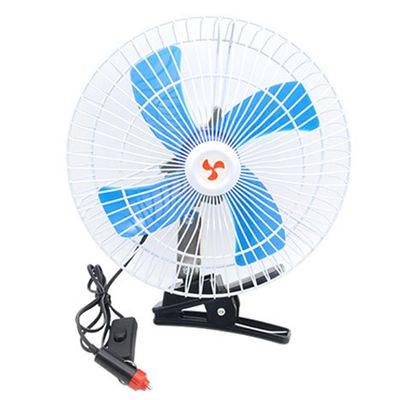 Charmgle 6/8/10inches DC 12V/24V Half/All Cover Car/Truck Fan Clip Fan Vehicle Electric (12V, 10 in. Half Cover)