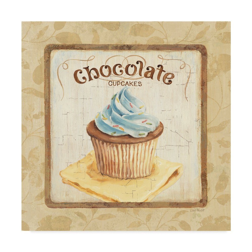 Sweet Cupcakes IV by Lisa Audit, 18x18-Inch