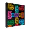 Union Jack Cross by Abstract Graffiti, 18x18-Inch view 2