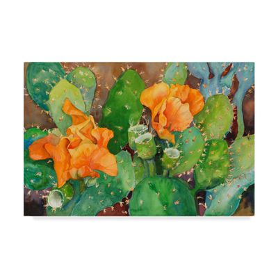 Blossoming Cactus by Joanne Porter, 16x24-Inch