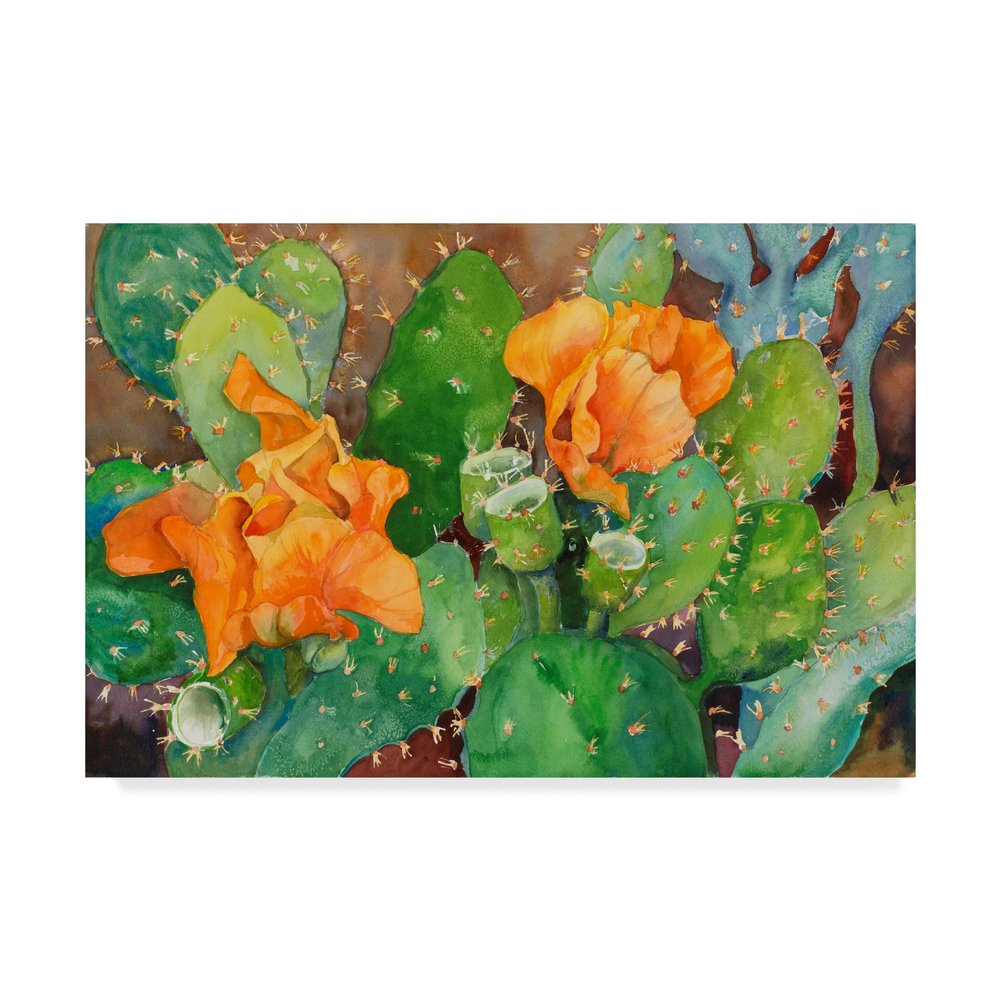 Blossoming Cactus by Joanne Porter, 16x24-Inch