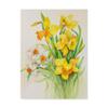 Daffodils Springs Calling Card by Joanne Porter, 18x24-Inch view 1