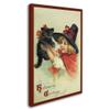 Little Witch And Halloween Kitty by Vintage Apple Collection, 16x24-Inch view 2