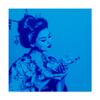 Blue Geisha by Abstract Graffiti, 18x18-Inch view 1
