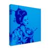 Blue Geisha by Abstract Graffiti, 18x18-Inch view 2