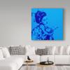Blue Geisha by Abstract Graffiti, 18x18-Inch view 3