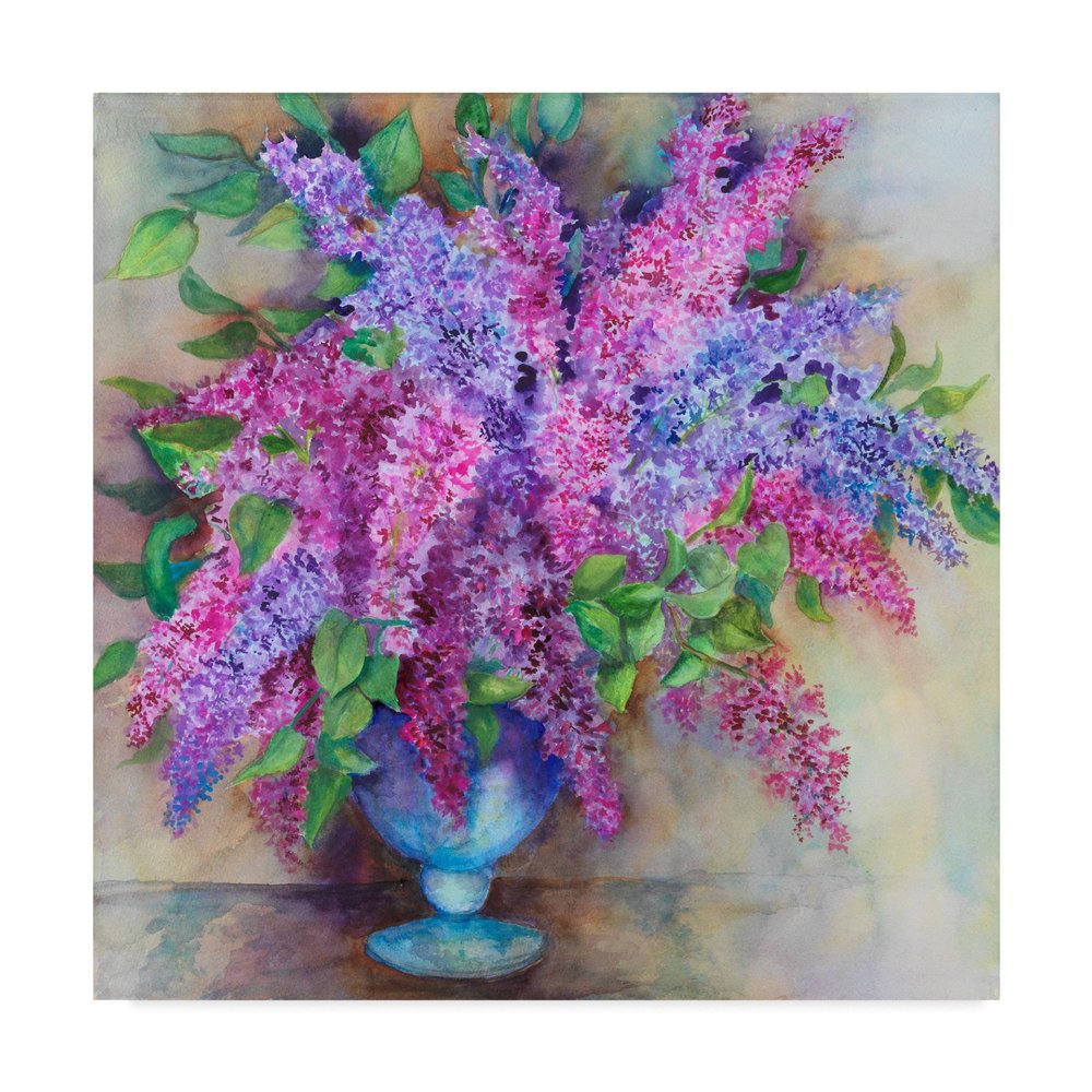 A Varity Of Lilacs by Joanne Porter, 18x18-Inch