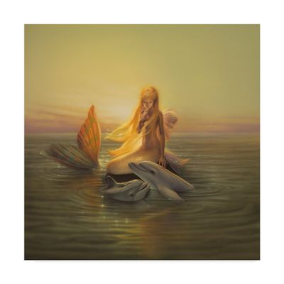 One Love Mermaid by Kirk Reinert, 24x24-Inch