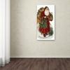 Christmas Stocking Santa by Vintage Apple Collection, 16x32-Inch view 3