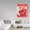 Bandana Man Red by Abstract Graffiti, 14x19-Inch view 3