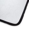 Encasa XO Ironing Mat/Pad - Metallic Silver (Large 48"x28") with 5mm Foam Padding & Silicone Iron Rest for Steam Pressing on Tabletop or Bed - Heat Reflective, Portable, Quilting view 4