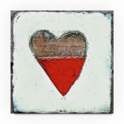 Red Hot Love 3 2 by lovISart, 18x18-Inch