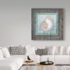 Framed Gypsy Sea Spiral Shell by Lightboxjournal, 18x18-Inch view 3