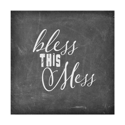 Mudroom Bless This Mess by Lightboxjournal, 18x18-Inch