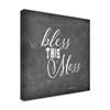 Mudroom Bless This Mess by Lightboxjournal, 18x18-Inch view 2