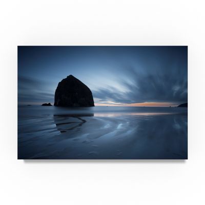 Haystack Rock Dawn by Moises Levy, 16x24-Inch