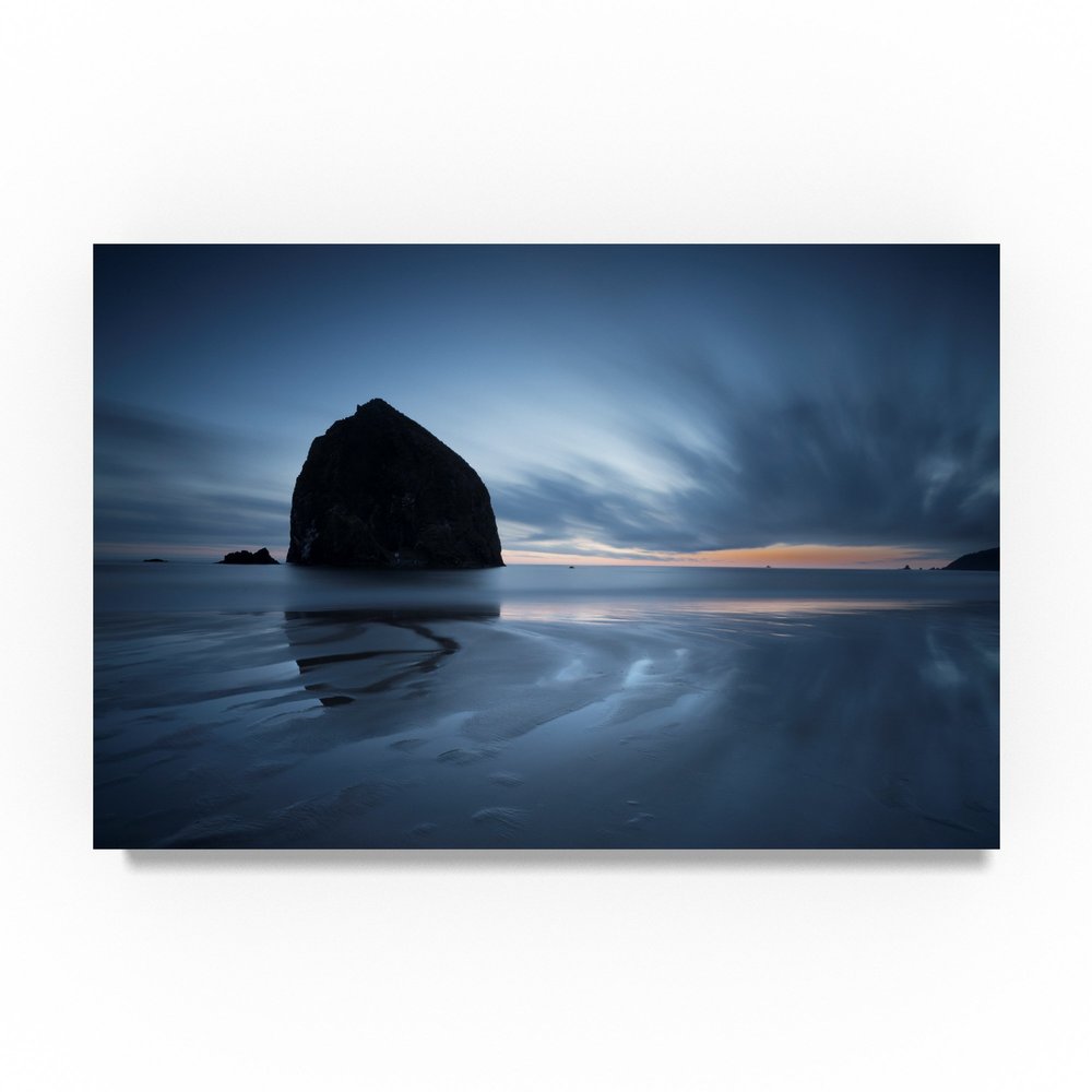 Haystack Rock Dawn by Moises Levy, 16x24-Inch