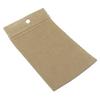 FERENLI 100 Pcs 3.54x5.91 inch Small Clear Brown Kraft Paper Zipper Bags view 4