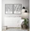 Washington map poster print | Modern black and white wall art | Scandinavian home decor | District of Columbia City prints artwork | Fine art posters 20x30 view 3