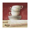 Cups and Saucers by Lisa Audit, 18x18-Inch view 1