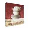 Cups and Saucers by Lisa Audit, 18x18-Inch view 2