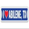 I Love Abilene, Texas Street Sign tx City State us Wall Road dcor Gift view 1