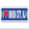 I Love Union City, New Jersey Street Sign nj City State us Wall Road dcor Gift view 1