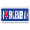 I Love Spokane Valley, Washington Street Sign wa City State us Wall Road dcor Gift view 1