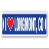 I Love Longmont, Colorado Street Sign co City State us Wall Road dcor Gift view 1