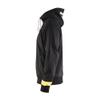 BLAKLADER 4958: US hood sweater visible, Color: Black/Yellow, Size: 4XL (4958252699334XL) view 4