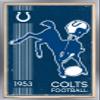 Trends International NFL Indianapolis Colts - Retro Logo 14 Wall Poster, 22.375" x 34", Silver Framed Version view 1