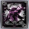 Trends International DC Comics Movie - The Dark Knight - The Joker Playing Card Wall Poster, 22.375" x 34", Silver Framed Version view 1