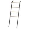 kela Oak Towel Ladder, Metal, Black, 26 x 24 x 180 cm view 1