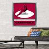 Trends International Arizona Cardinals-Retro Logo Wall Poster, 24.25" x 35.75", Multicolor view 2
