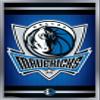 Trends International NBA Dallas Mavericks - Logo 14 Wall Poster, 22.375" x 34", Silver Framed Version view 1