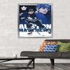 Trends International NHL Toronto Maple Leafs - Auston Matthews 17 Wall Poster, 34L x 22.4W, Silver Framed Version view 2